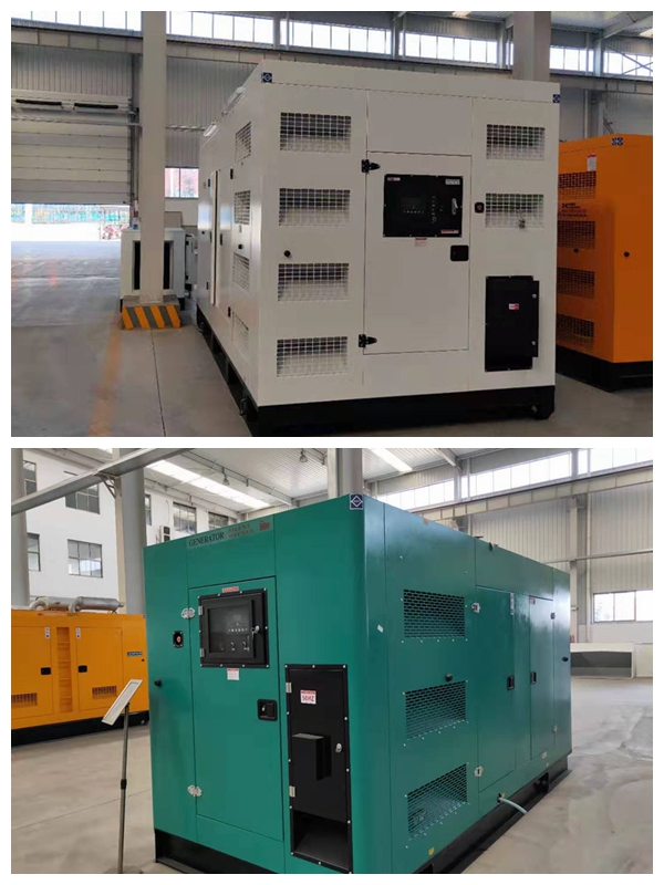 箱式發電機組已完工待發貨至客戶現場，顏色自定義！現貨為白色一套/綠色一套